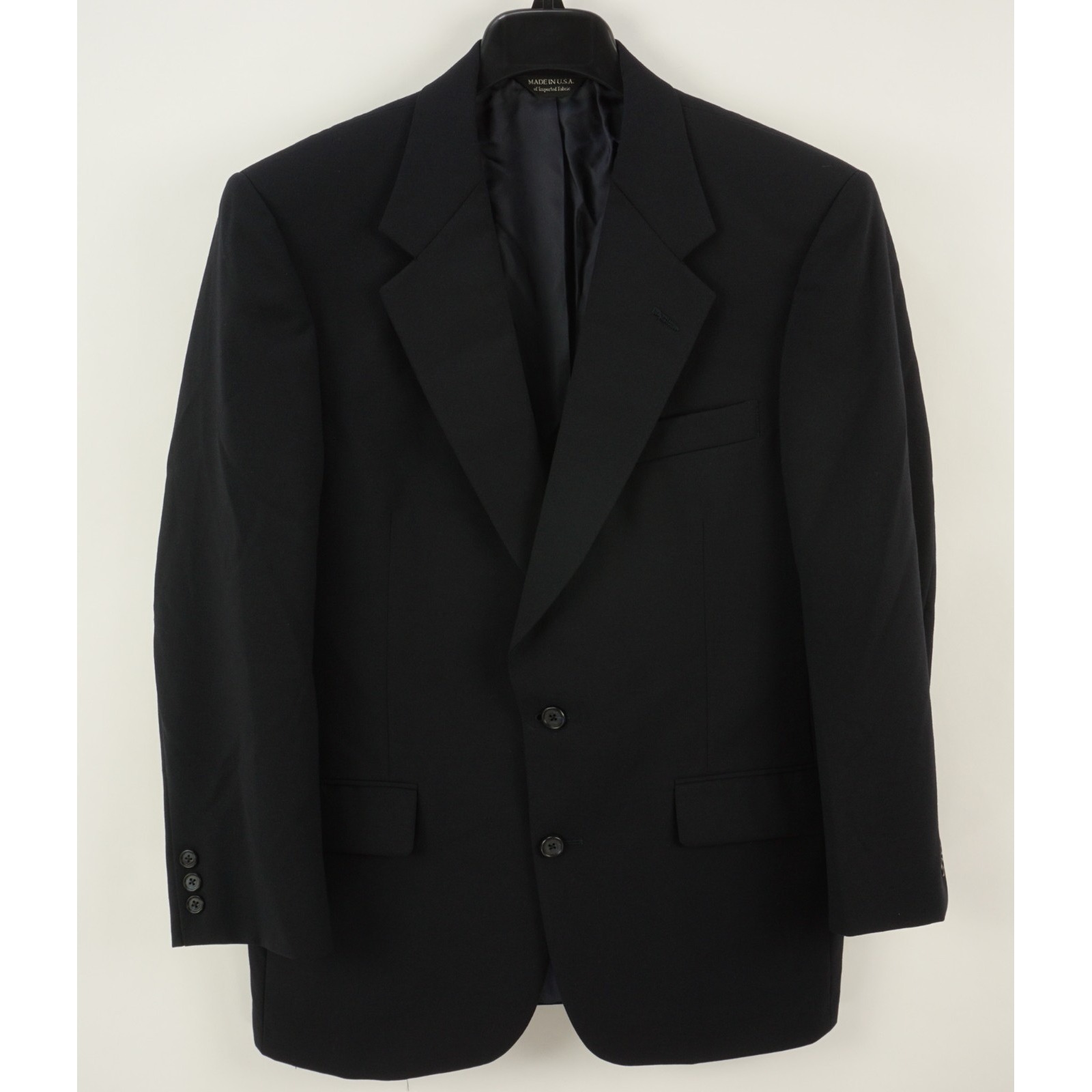 Vintage Southwick Men's 39s Dark Blue Wool Notch Lapel Vented Two Button Blazer